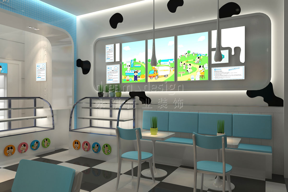 長沙萫草原真鮮奶裝修設計效果圖_長沙餐飲裝修案例_長沙裝修公司_永祺商業裝飾 長沙萫草原真鮮奶裝修設計效果圖_長沙餐飲裝修案例_長沙裝修公司_永祺商業裝飾
