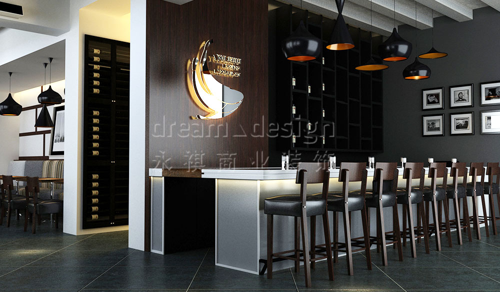 長沙漁樂匯休閑餐廳裝修設計效果圖_長沙餐廳裝修設計_長沙公裝公司_永祺商業裝飾