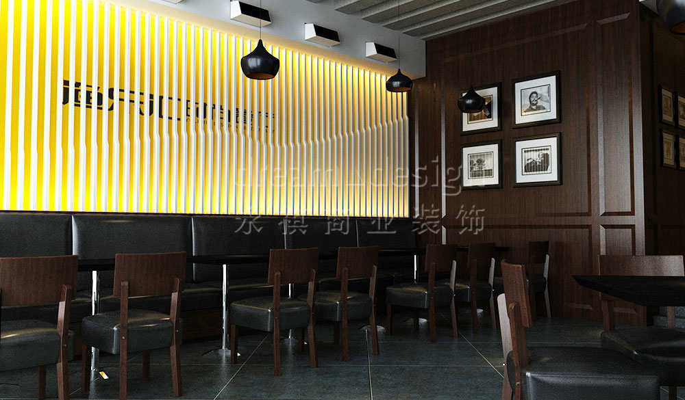 長沙漁樂匯休閑餐廳裝修設計效果圖_長沙餐廳裝修設計_長沙公裝公司_永祺商業裝飾